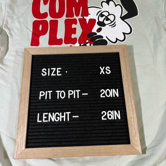 Complex Con x Verdy Crewneck Pullover Adult Sz XS New - Picture 7 of 7
